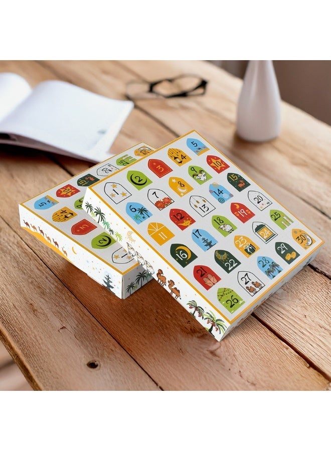 Fun 30-Compartment Blind Box Empty Box, Pop-To-Play Calendar Surprise Gift Box - 5 Pieces/Pack - Image 3
